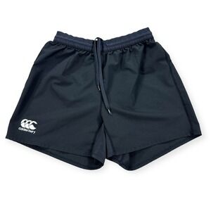 Canterbury Shorts Men's Medium Black Rugby Durable Poly Athletic Training